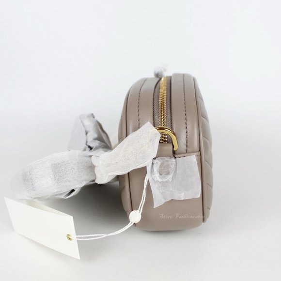 NWT TORY BURCH Kira Small Chevron Crossbody Camera Bag - Picture 8 of 13